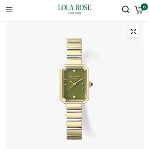 Lola Rose Onyx Green Watch
